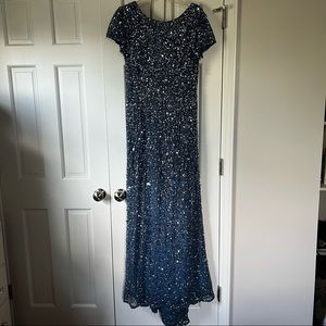 Scoop back Adrianna Papell Sequin Dress